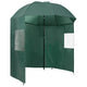 Vidaxl visparaplu 220x193 cm groen
