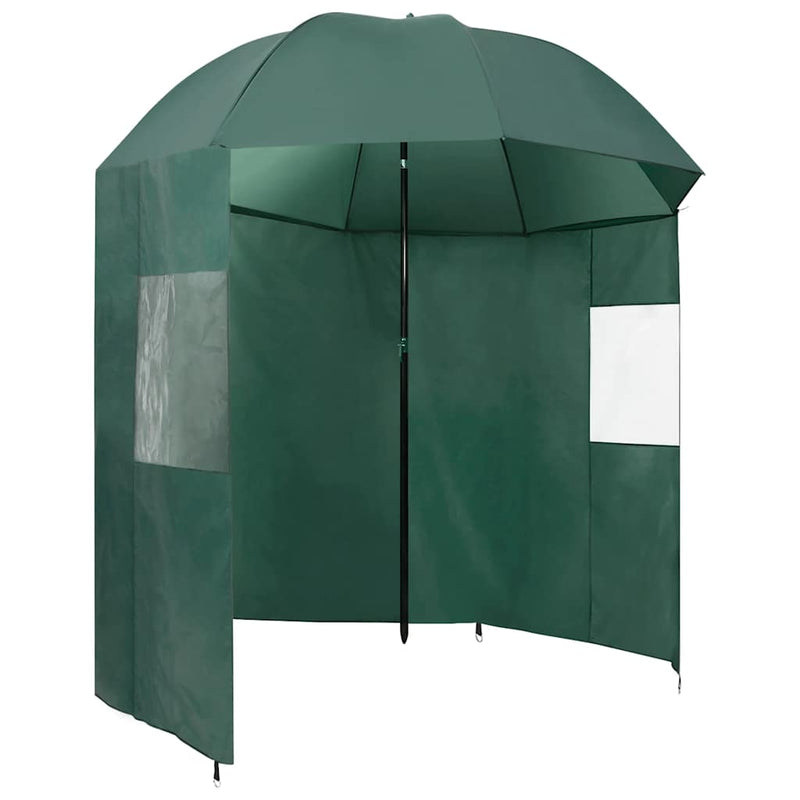 Vidaxl visparaplu 220x193 cm groen