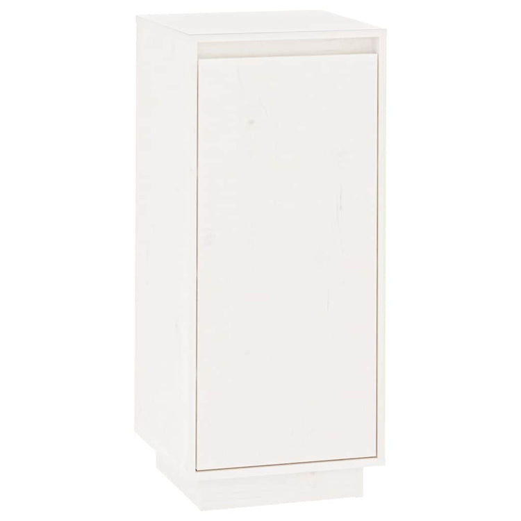 Vidaxl schoenenkast 35x35x80 cm massief grenenhout wit