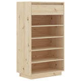 Vidaxl schoenenkast 60x34x105 cm massief grenenhout - afbeelding 2