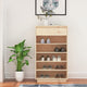 Vidaxl schoenenkast 60x34x105 cm massief grenenhout