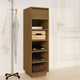 Vidaxl schoenenkast 30x34x105 cm massief grenenhout honingbruin