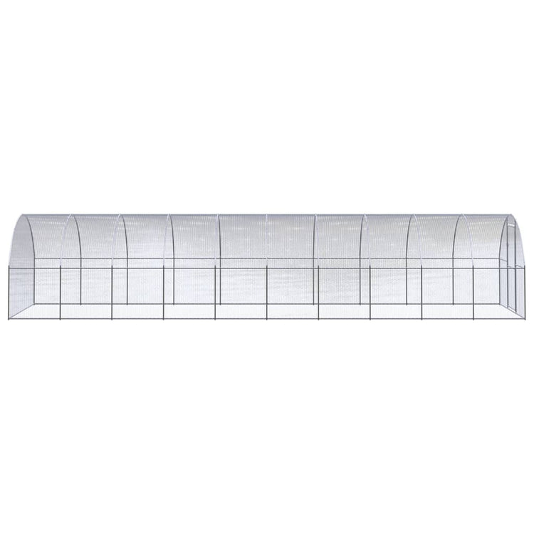 VidaXL Kippenren 3x10x2 m gegalvaniseerd staal