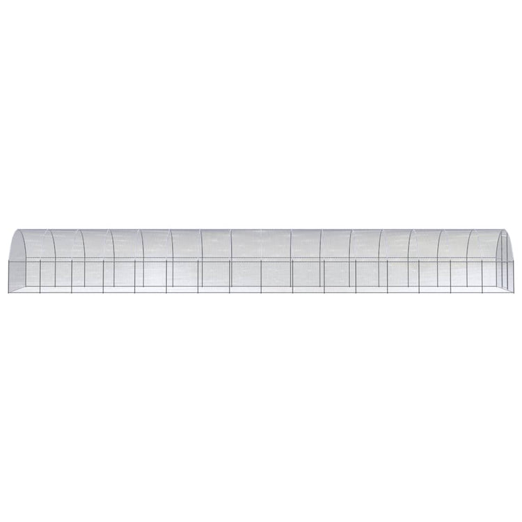 VidaXL Kippenren 3x16x2 m gegalvaniseerd staal