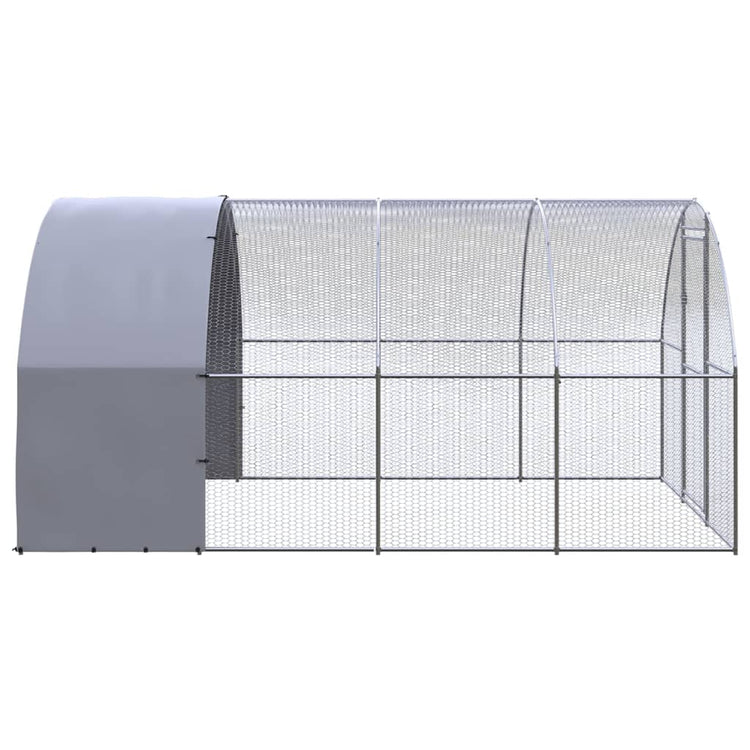 VidaXL Kippenren 3x4x2 m gegalvaniseerd staal