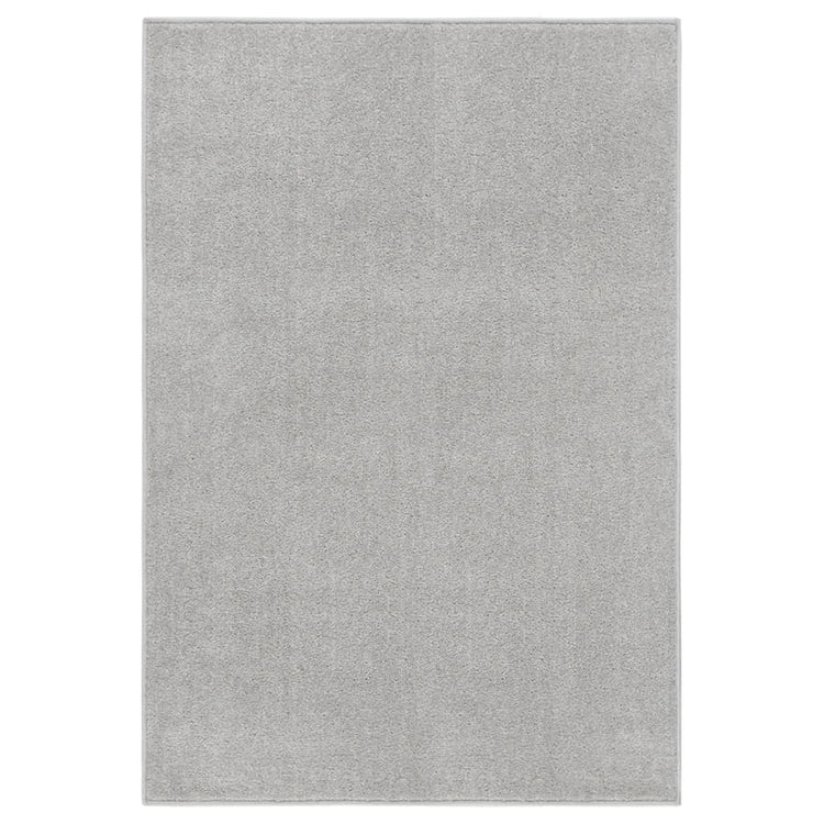 Vidaxl vloerkleed kortpolig 160x230 cm lichtgrijs