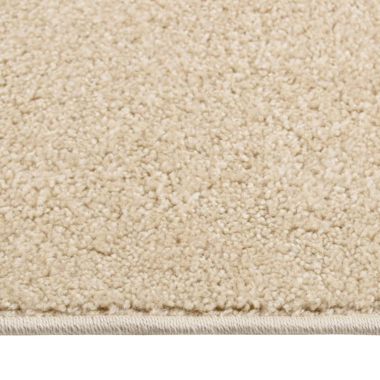 VidaXL Vloerkleed kortpolig 120x170 cm beige