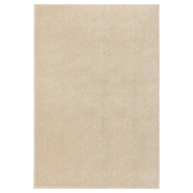 VidaXL Vloerkleed kortpolig 200x290 cm beige