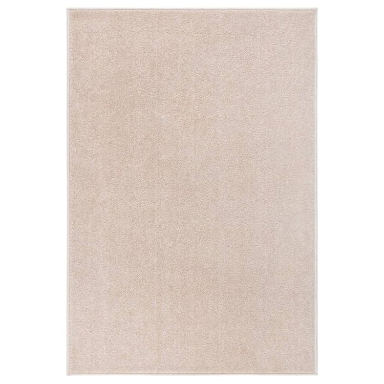 Vidaxl vloerkleed kortpolig 160x230 cm donkerbeige