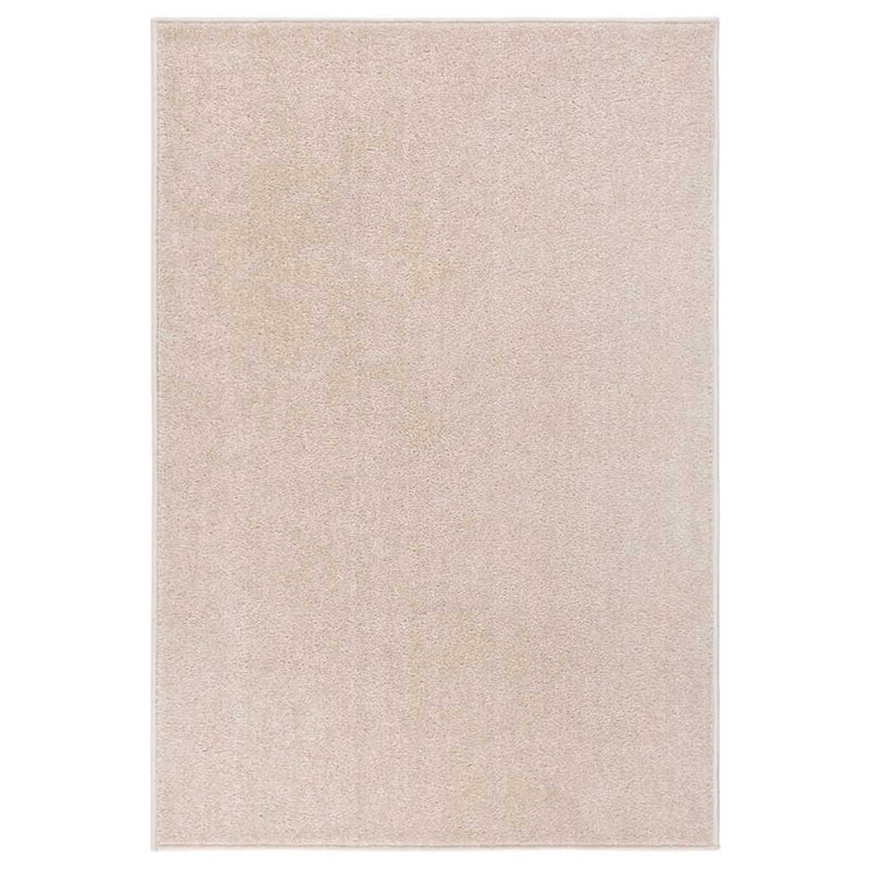 Vidaxl vloerkleed kortpolig 200x290 cm donkerbeige