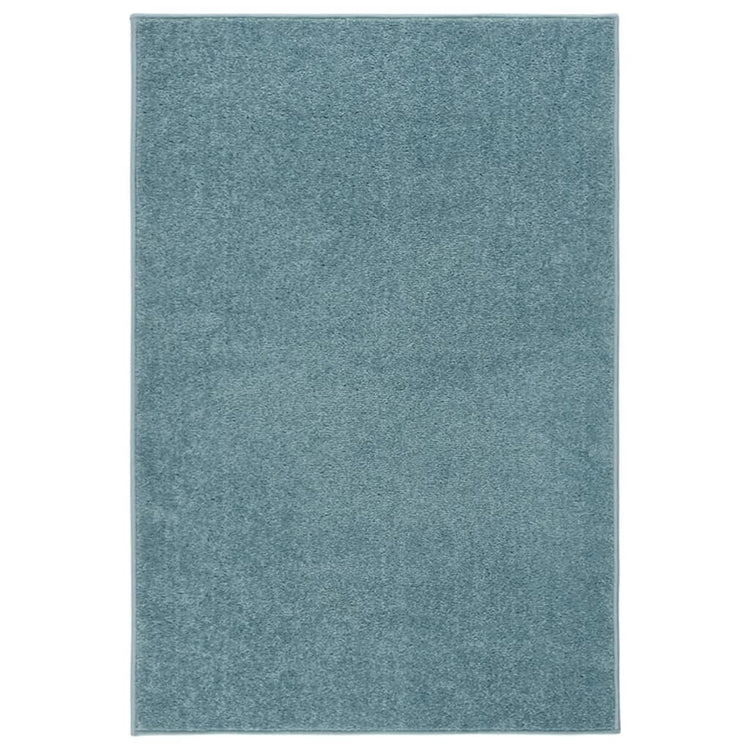 Vidaxl vloerkleed kortpolig 160x230 cm blauw