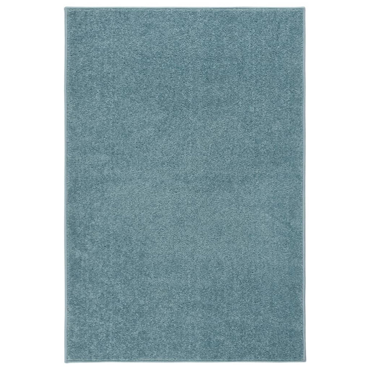 VidaXL Vloerkleed kortpolig 200x290 cm blauw