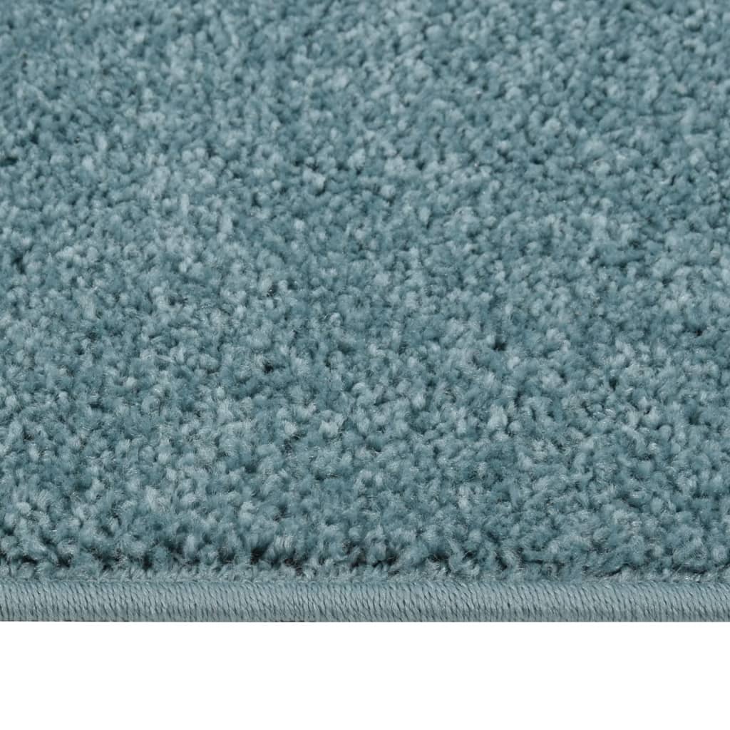 VidaXL Vloerkleed kortpolig 240x340 cm blauw
