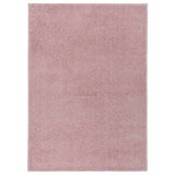 VidaXL Vloerkleed kortpolig 120x170 cm roze - afbeelding 1