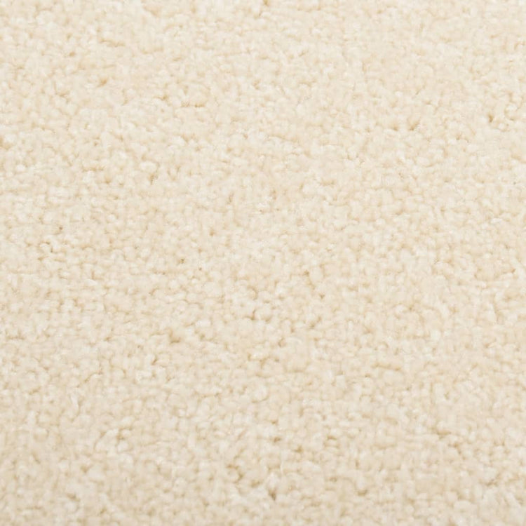 VidaXL Vloerkleed kortpolig 120x170 cm crèmekleurig