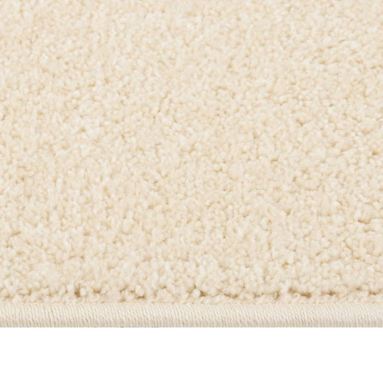 Vidaxl vloerkleed kortpolig 160x230 cm crèmekleurig