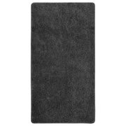 Vidaxl vloerkleed shaggy anti-slip 80x150 cm donkergrijs - afbeelding 1