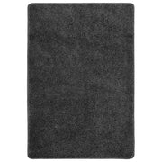 Vidaxl vloerkleed shaggy anti-slip 160x230 cm donkergrijs - afbeelding 1