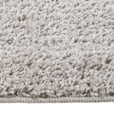 Vidaxl vloerkleed shaggy anti-slip 120x170 cm lichtgrijs