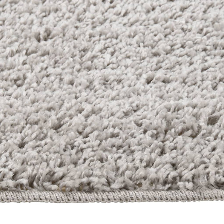 Vidaxl vloerkleed shaggy anti-slip 120x170 cm lichtgrijs