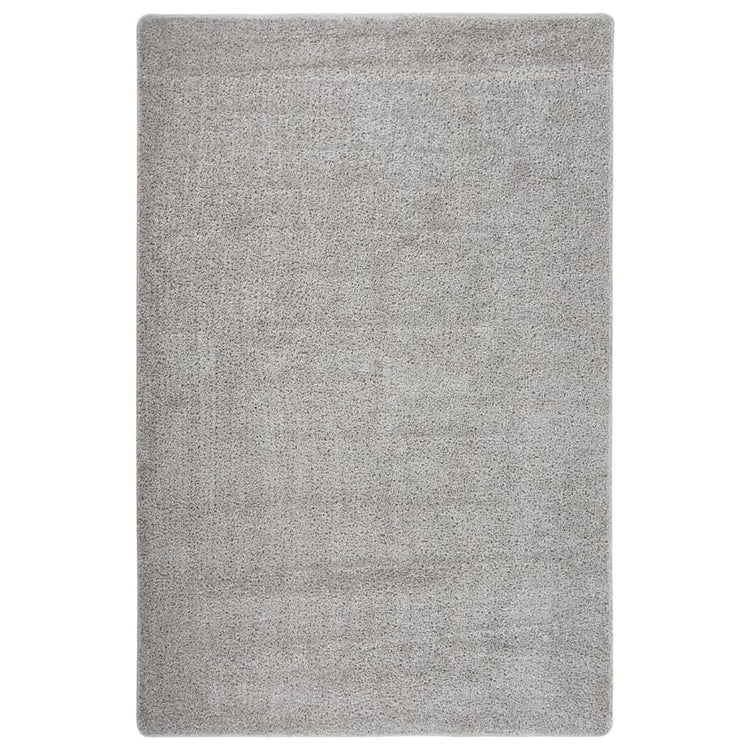 Vidaxl vloerkleed shaggy anti-slip 200x290 cm lichtgrijs