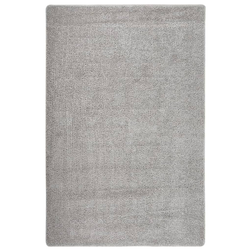Vidaxl vloerkleed shaggy anti-slip 200x290 cm lichtgrijs