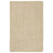 Vidaxl vloerkleed shaggy anti-slip 200x290 cm crèmekleurig - afbeelding 1