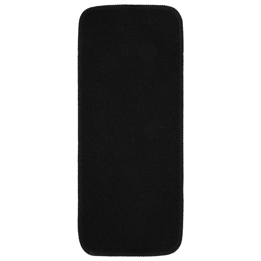 Vidaxl trapmatten 15 st anti-slip rechthoekig 60x25 cm zwart