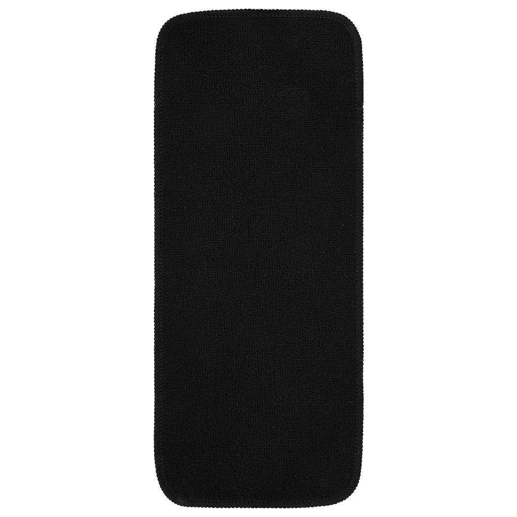 Vidaxl trapmatten 15 st anti-slip rechthoekig 60x25 cm zwart