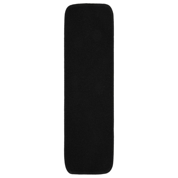 Vidaxl trapmatten 15 st anti-slip rechthoekig 75x20 cm zwart