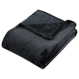 VidaXL Deken 150x200 cm polyester zwart - afbeelding 3