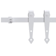 Vidaxl ophangset voor minischuifdeur 200 cm koolstofstaal wit - afbeelding 3