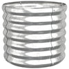 Vidaxl plantenbak 40x40x36 cm gegalvaniseerd staal zilverkleurig