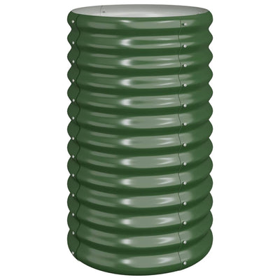Vidaxl plantenbak 40x40x68 cm gegalvaniseerd staal groen