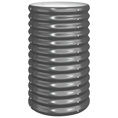 Vidaxl plantenbak 40x40x68 cm gegalvaniseerd staal antracietkleurig