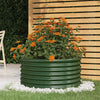 Vidaxl plantenbak 80x80x36 cm gegalvaniseerd staal groen