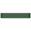 Vidaxl plantenbak 224x40x36 cm gegalvaniseerd staal groen