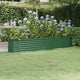 Vidaxl plantenbak 224x40x36 cm gegalvaniseerd staal groen