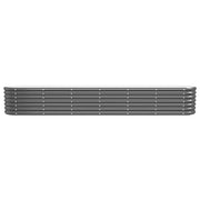 Vidaxl plantenbak 260x40x36 cm gegalvaniseerd staal antracietkleurig - afbeelding 3