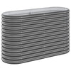 Vidaxl plantenbak 114x40x68 cm gegalvaniseerd staal antracietkleurig