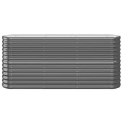 Vidaxl plantenbak 152x40x68 cm gegalvaniseerd staal antracietkleurig - afbeelding 3