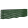 Vidaxl plantenbak 260x40x68 cm gegalvaniseerd staal groen