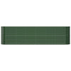 Vidaxl plantenbak 260x40x68 cm gegalvaniseerd staal groen