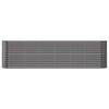 Vidaxl plantenbak 260x40x68 cm gegalvaniseerd staal antracietkleurig