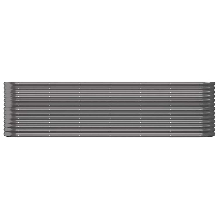 Vidaxl plantenbak 260x40x68 cm gegalvaniseerd staal antracietkleurig