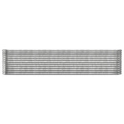 Vidaxl plantenbak 332x40x68 cm gegalvaniseerd staal zilverkleurig - afbeelding 3