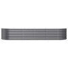 Vidaxl plantenbak 224x80x36 cm gegalvaniseerd staal antracietkleurig