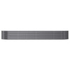 Vidaxl plantenbak 296x80x36 cm gegalvaniseerd staal antracietkleurig