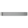 Vidaxl plantenbak 296x80x36 cm gegalvaniseerd staal zilverkleurig