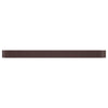 Vidaxl plantenbak 512x80x36 cm gegalvaniseerd staal bruin